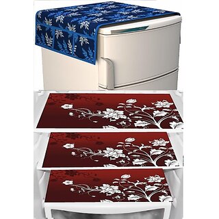 REVEXO Refrigerator Cover (Width: 20 cm, Multicolor) view 2