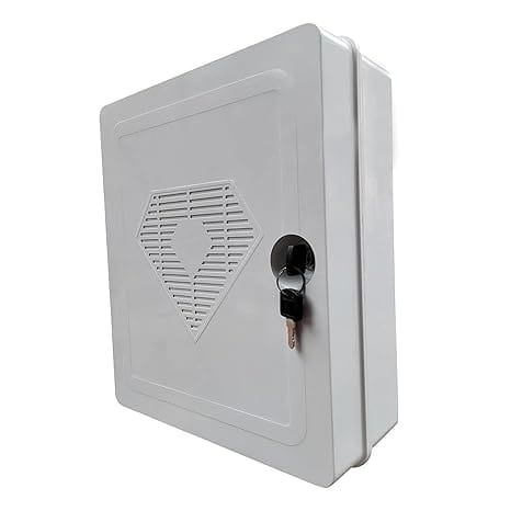 Unitech Rack for CCTV DVR/NVR/POE Switch and CCTV SMPS Smart Management with Power Socket Ideal for 4/8 Channel CCTV System for Both Indoor and Outdoor Purpose