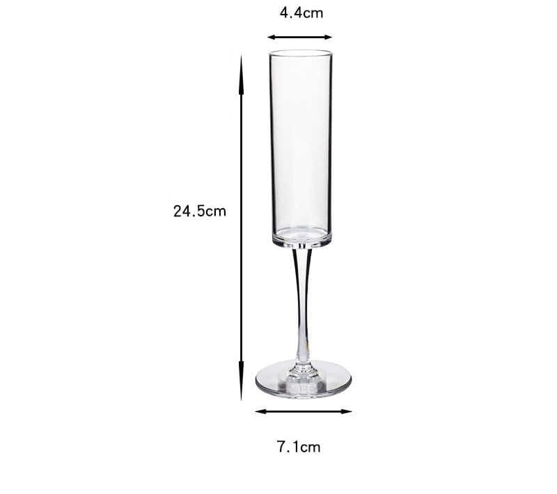 Italian Premium Style Red Wine Glasses 200 Ml Long Sterm White Wine Glass Hand Blown Mug for Drinking Bourbon, Whisky, Scotch, Cocktails, Rum, Perfect for Home, Bar, Casino Party view 2
