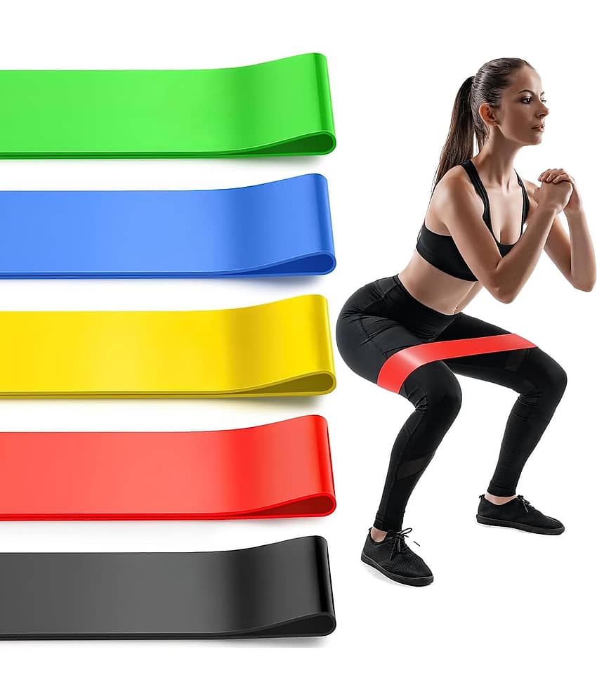 Bhavyta Rubber Mini Loop Resistance Band Black - Heaviest Resistance view 2