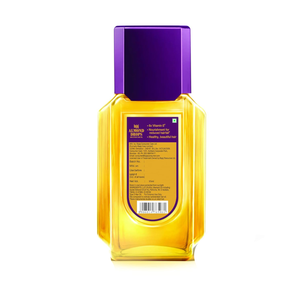 Bajaj Almond Drops Oil 95 Ml view 2