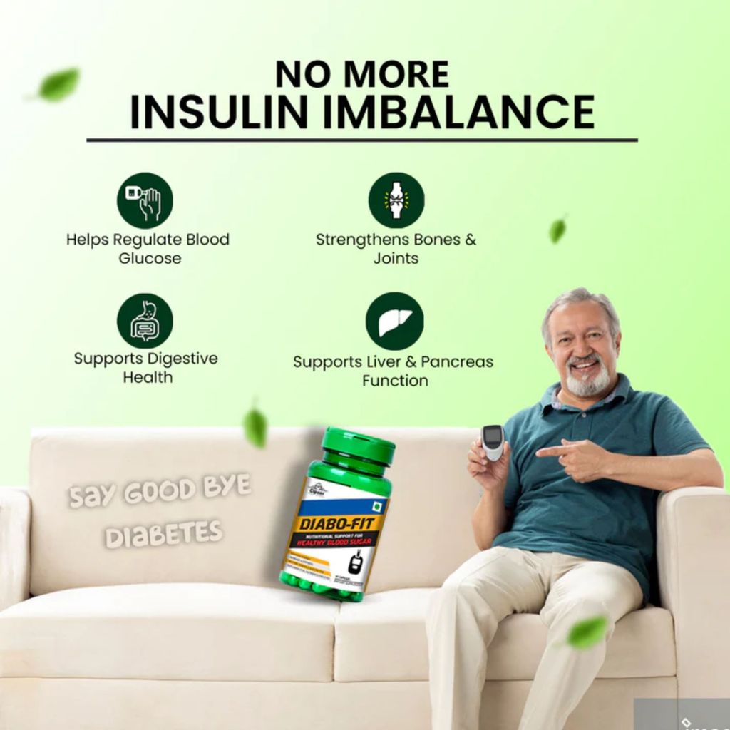Cipzer Diabofit (60 Capsules): Natural Ayurvedic Support for Balanced Blood Sugar & Metabolic Wellness view 2