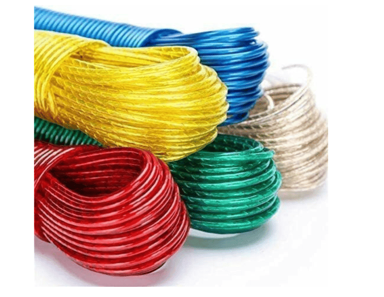 RK Trends PVC Coated Steel Anti-Rust Wire Rope Washing Line Clothesline with 2 Plastic Hooks 1 for Drying Hanging Clothes (Pack of 1, 20 Meter) view 2