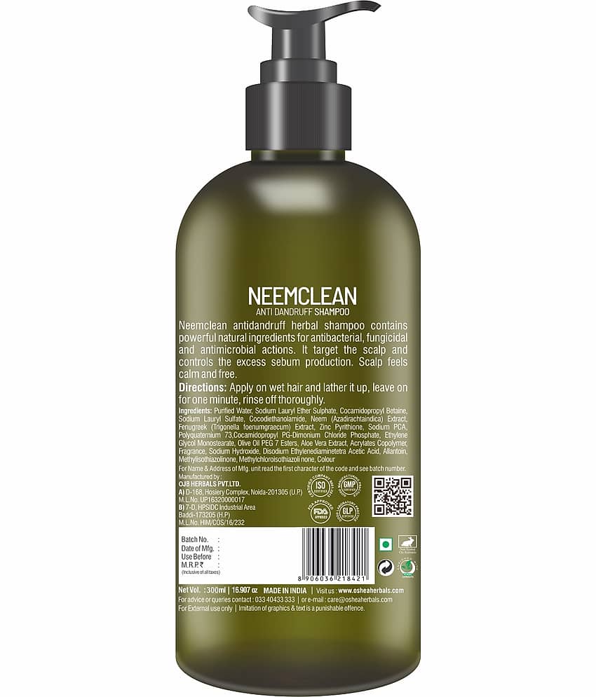 OSHEA Herbals Anti Dandruff Shampoo 300 ( Pack of 1 ) view 2