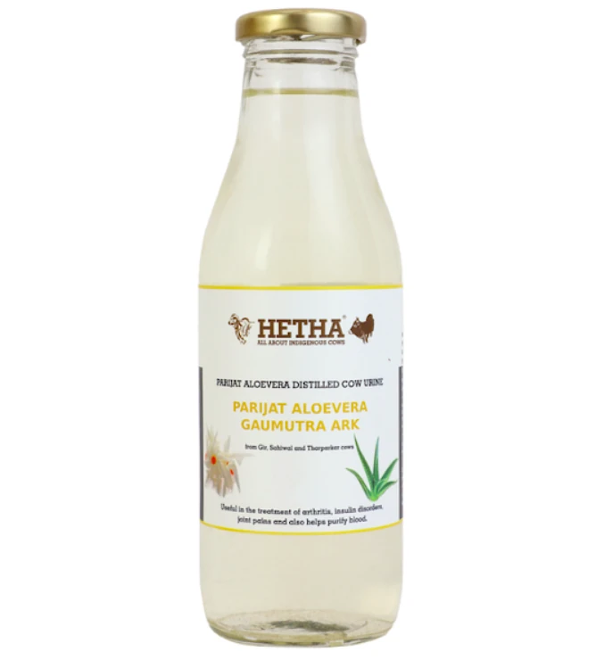 Parijat Aloevera Gaumutra Ark (Size - 1000 ml) by HETHA