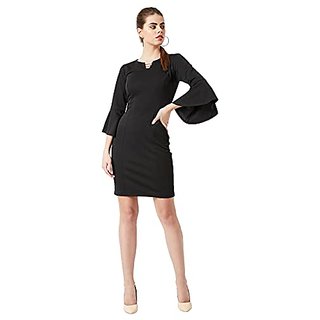 Miss Chase Womens Polyester Shift Knee-Length Dress view 2
