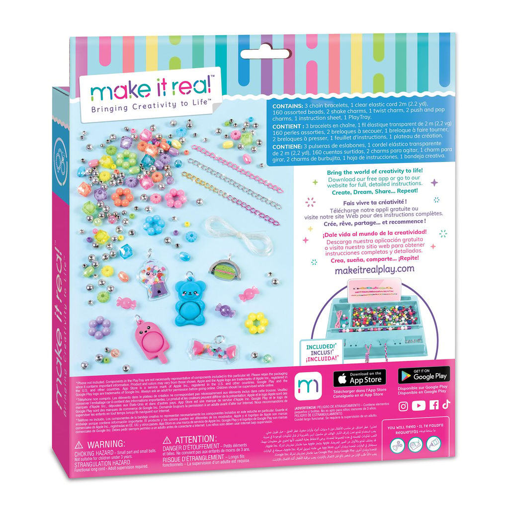 Make It Real DIY Toys Set - Pop! Shake! Twist! DIY Bracelet Kit view 2