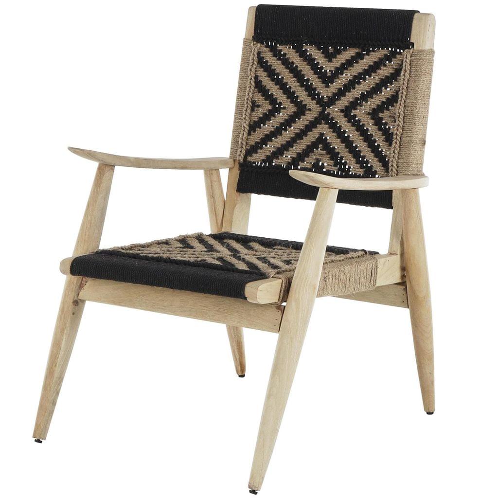 "Stylish Arc" Jute Handmade Woven Living Room Chair