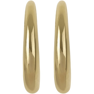 Plain Baali Hoop Earrings for Girls Brass Material Made in India Earrings for Women's Fashion Jewellery for Party