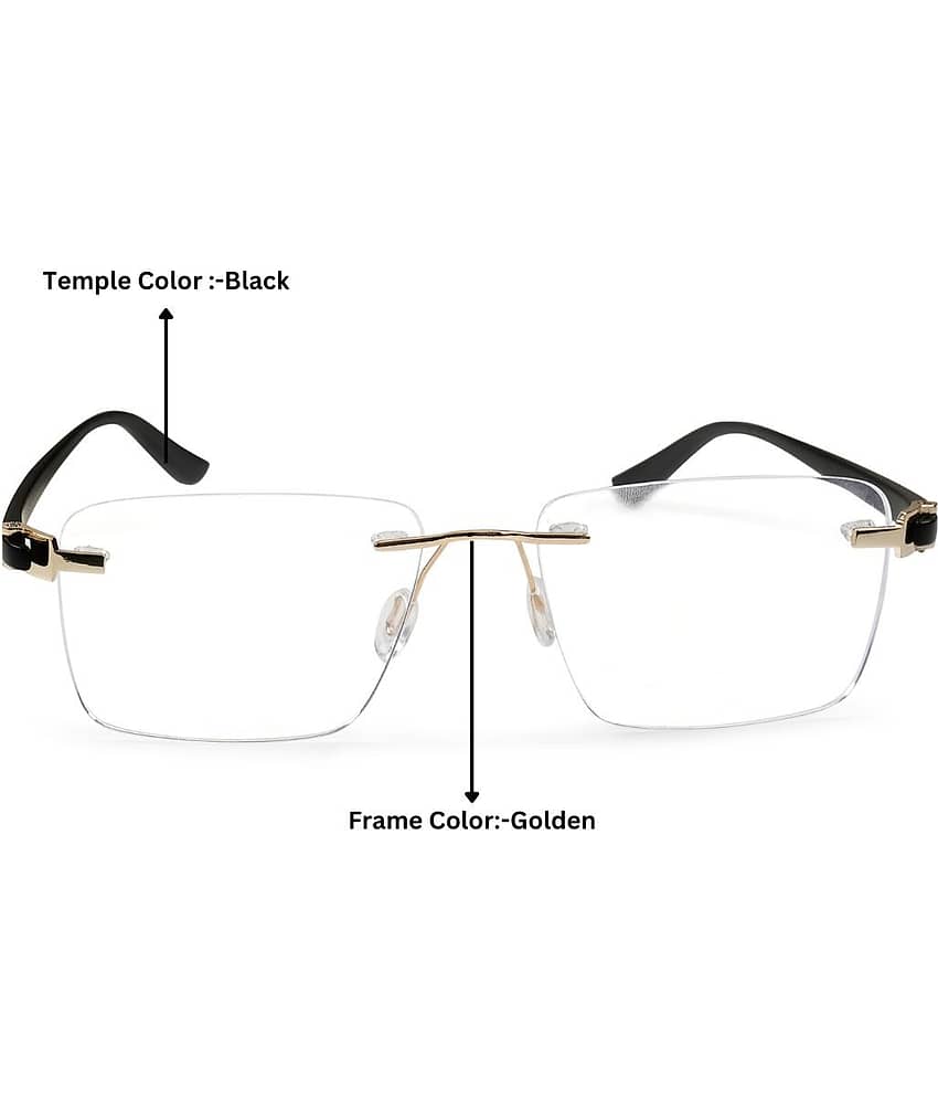 Redex Black Square Eyeglass Frame ( Pack of 1 ) view 2