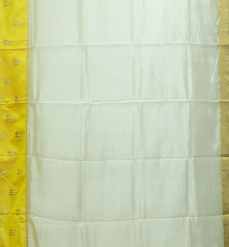 Handloom Chanderi Silk Saree view 2