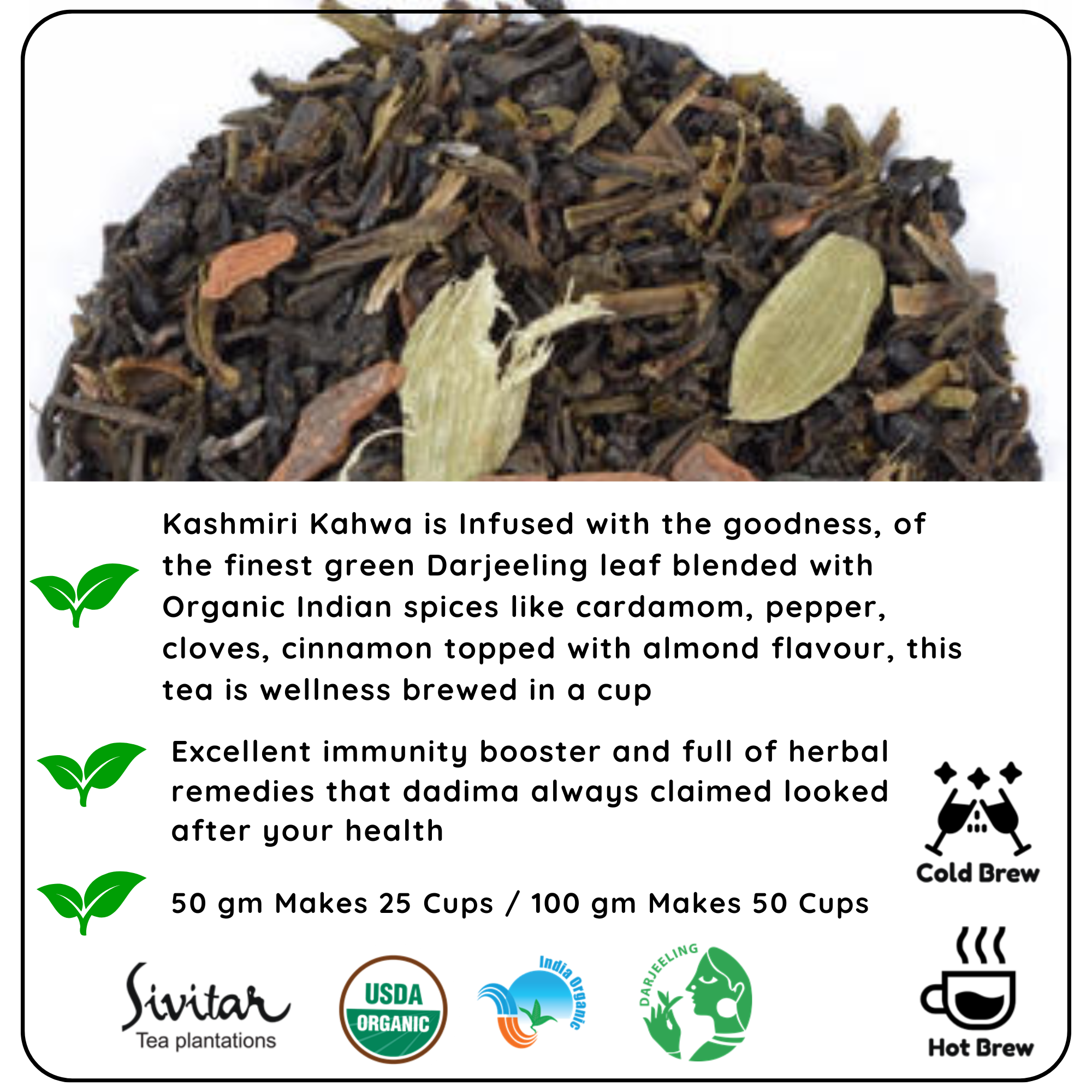 ANTI-INFLAMMATORY Kashmiri Kahwa view 2