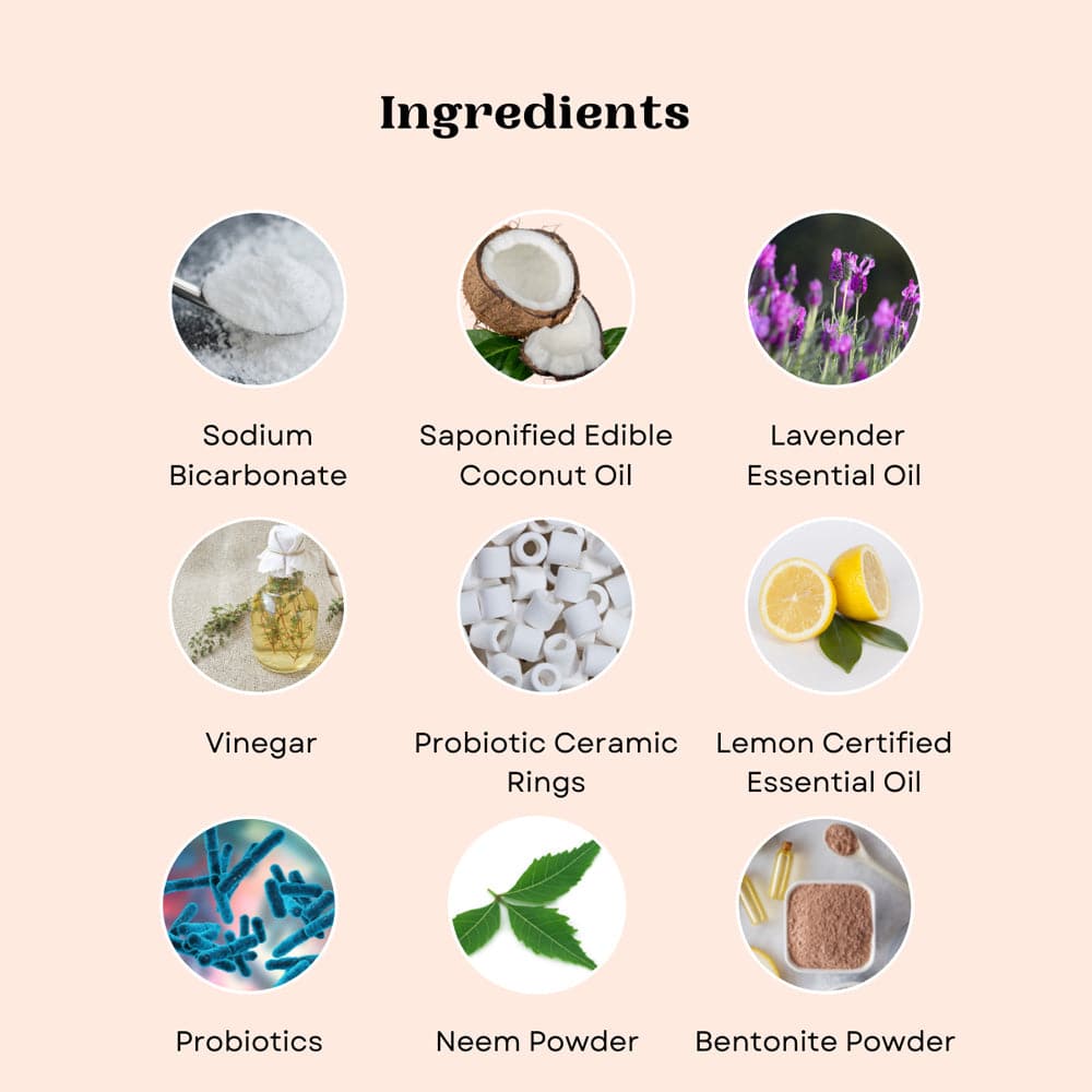 Goli Soda Coconut Coir Scrub And Probiotic Dishwash Bar, 90 gm - Exclusive Combo view 2