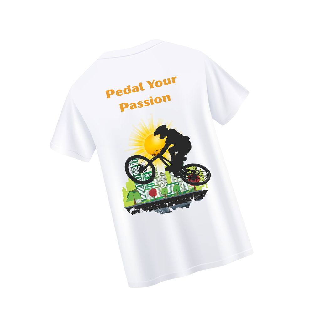 Trishoolin Sports Theme T-Shirt | Design 10390MB | Cotton Regular Fit | Crew Neck / Round Neck Half Sleeve | Pack of 1 view 2