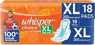 WHISPER EXTRA LONG XL 18PADS