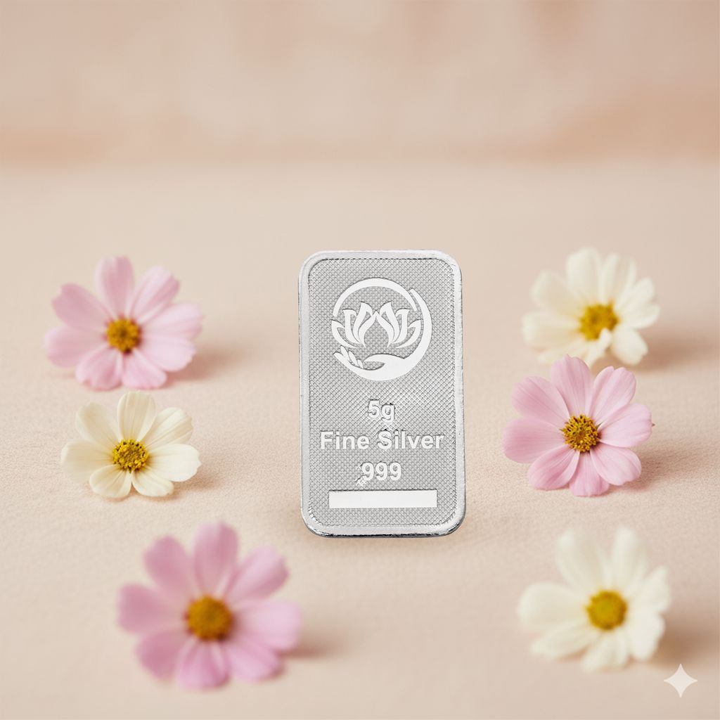 5g Fine Silver 999 Purity Bar | Pure Silver Biscuit | Investment Grade Silver Coin/Bar view 2