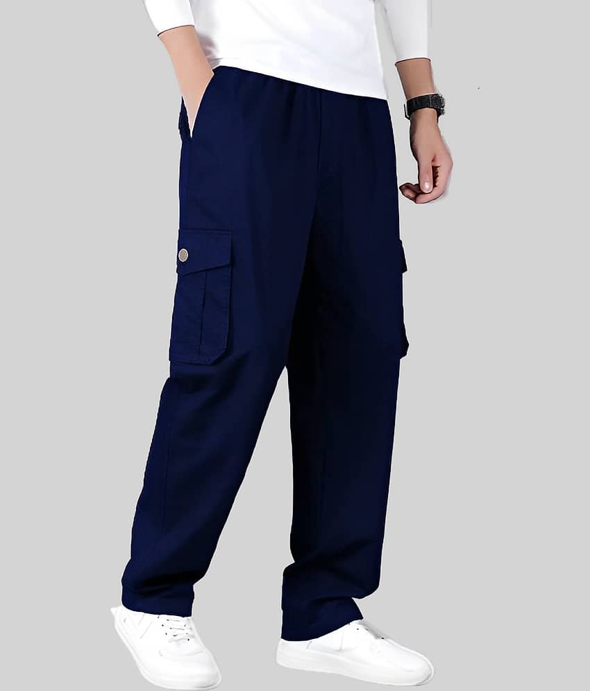 Reoutlook Regular Flat Men's Cargos - Grey ( Pack of 1 ) view 2