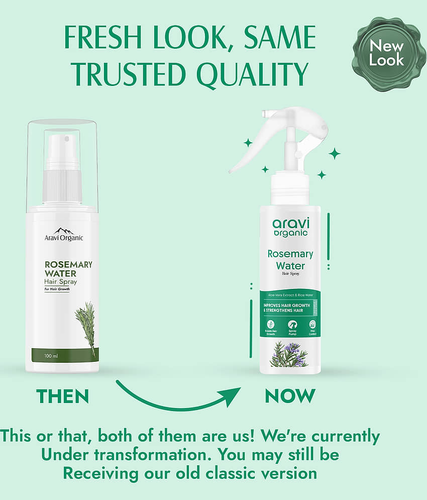 Aravi Organic Rosemary Water For Hair Growth Hair Sprays 1 mL view 2