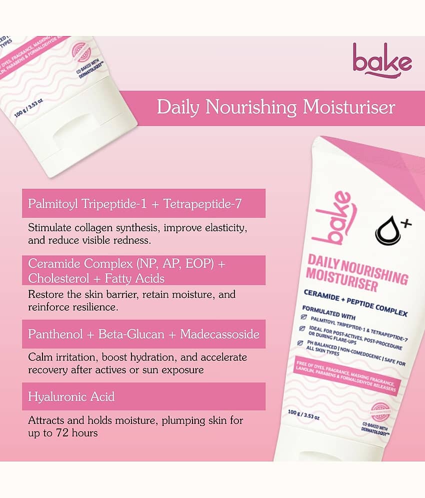 BAKE Moisturizer All Skin Type Ceramide ( 100g gm ) view 2