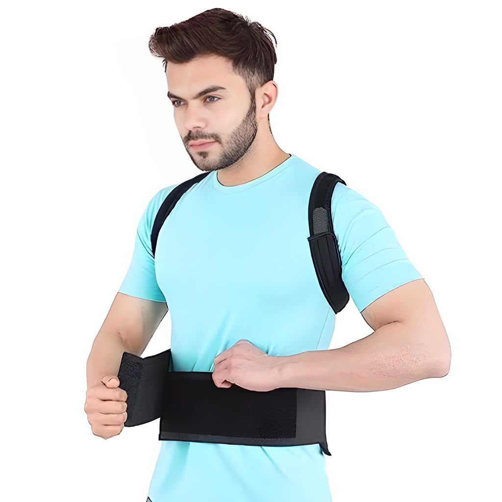 WUGO::Posture Corrector Back Brace for Men and Women - Adjustable Back Support Belt for Pain Relief - Improve Posture and Reduce Back Pain (Original Quality) view 2