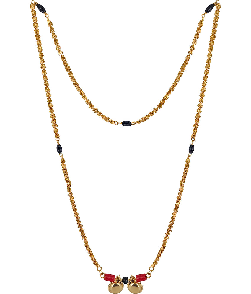 JIPPA Golden Mangalsutra ( Pack of 1 ) view 2
