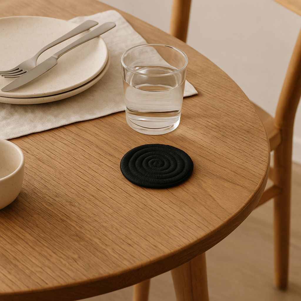 Tiger Grass Back Tea Coaster – Eco-Friendly & Stylish (Pack of 6) view 2