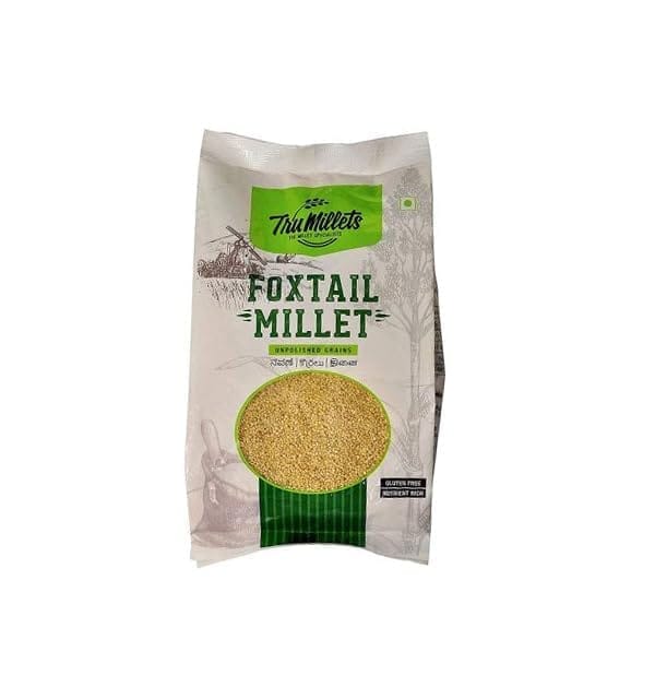 Trumillets Foxtail Millet Whole Grain | Gluten Free | No Chemicals | High Plant Protein and Fibre | Dosa, Uttapam, Dhokla Batter Replacement | Vegan (Each 500 Gm Pack of 2) view 2