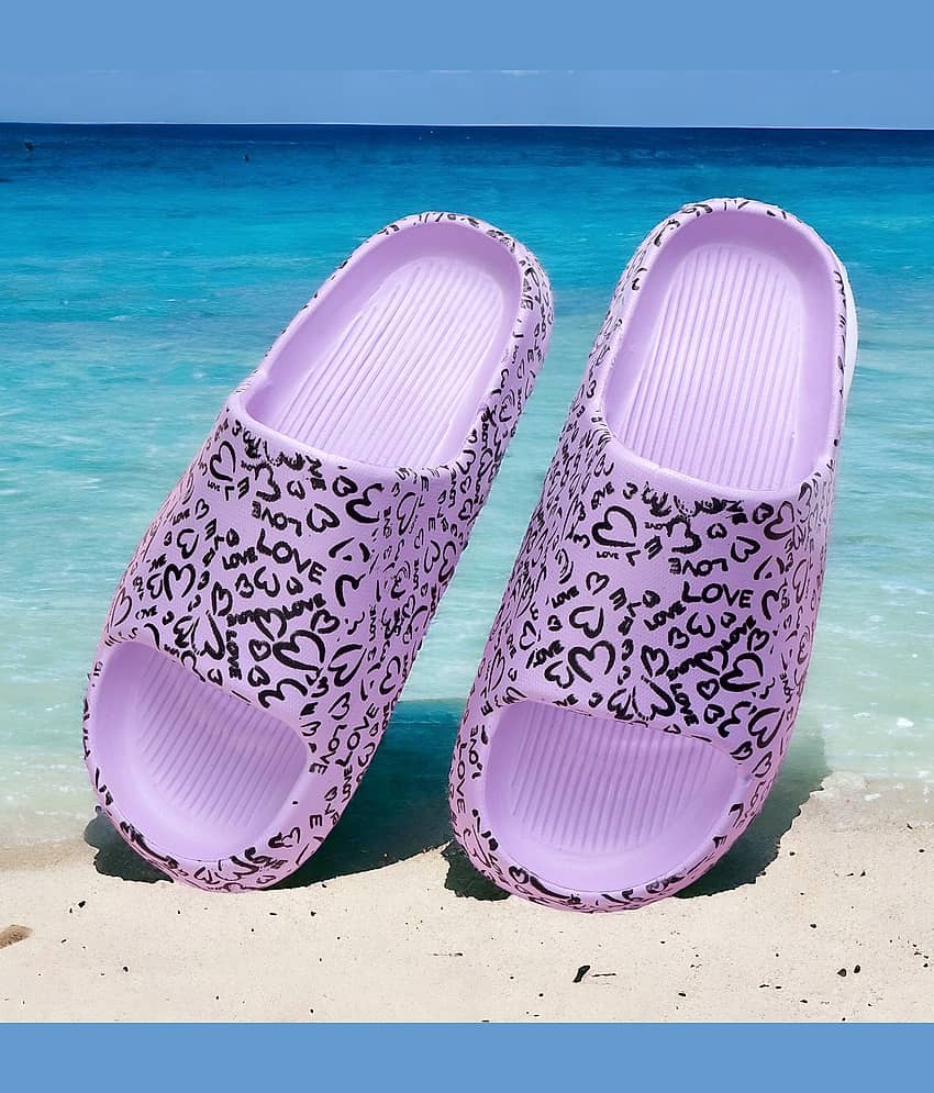 Pampy Angel Green Women's Slide Flip Flop view 2