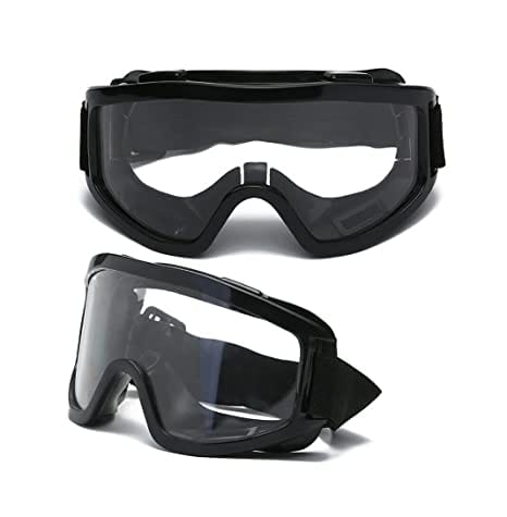 Style Eva Motorbike ATV Dirt Bike Racing Work Protection Eyewear with Adjustable Strap Unisex Sunglasses (Black) view 2