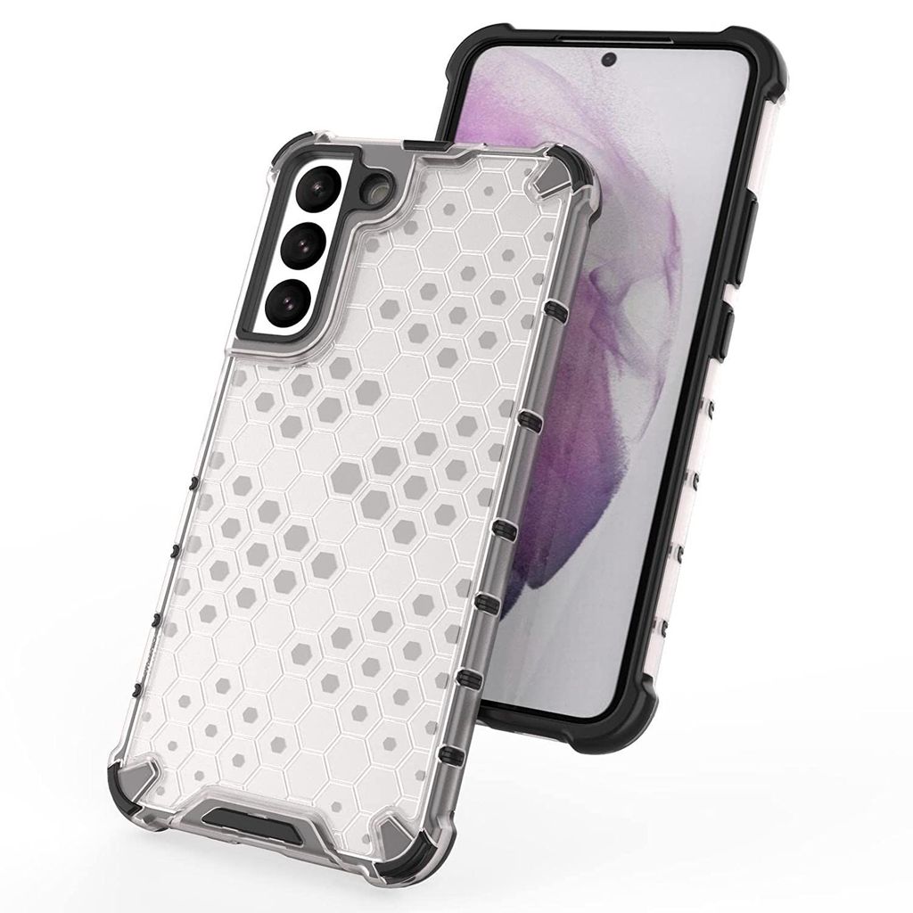 Faircost Hybrid Shockproof Back Cover for Samsung Galaxy S22 Plus 5G Hard Outside Soft Inside- (Polycabonate::Transparent) view 2