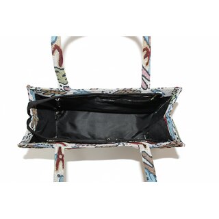 Abstract Art Print Mini Fabric Tote Bag view 2
