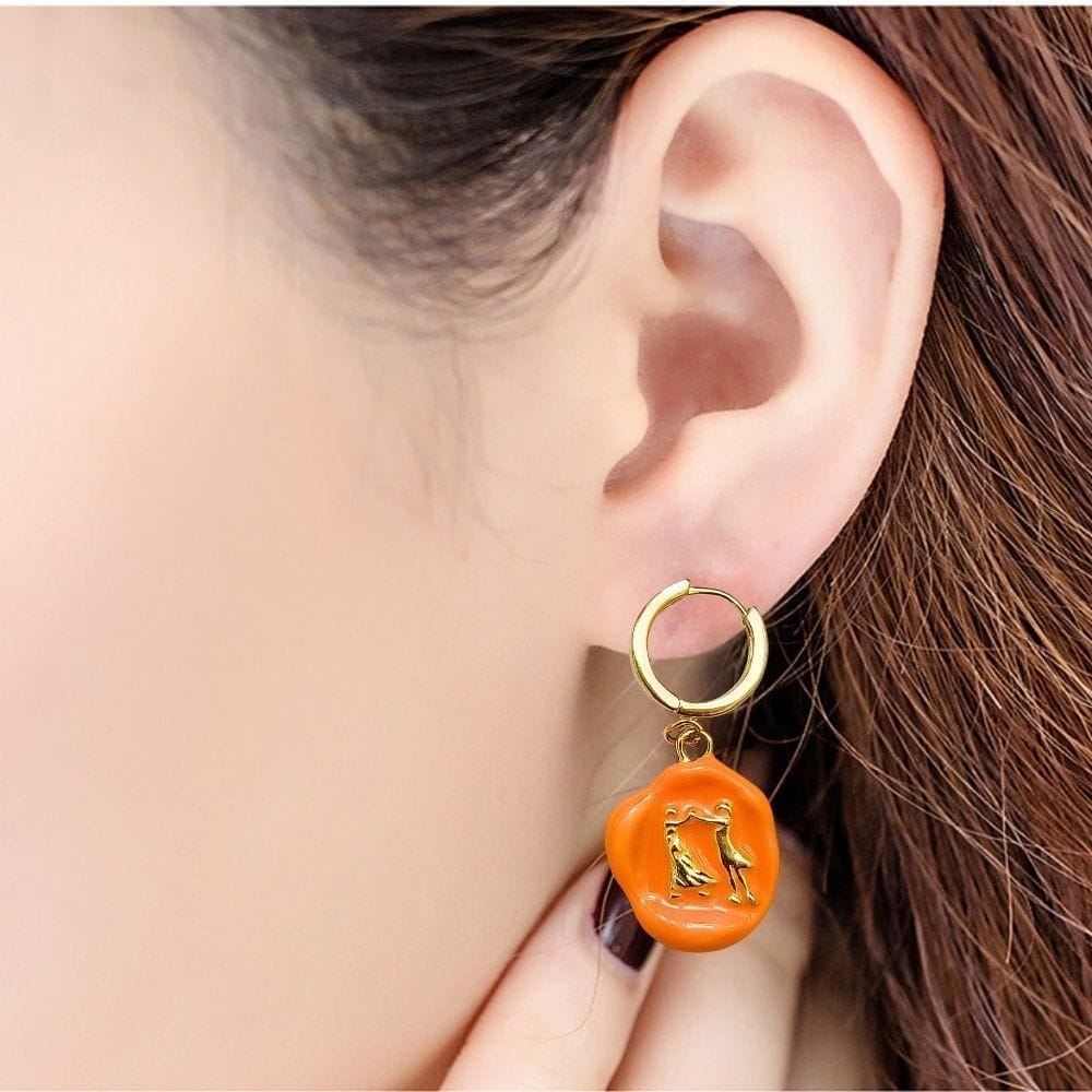 Jewelryklub Fancy Trendy Stylish Earrings For Women And Girls Gold Plated For Girls Women Design 6 view 2