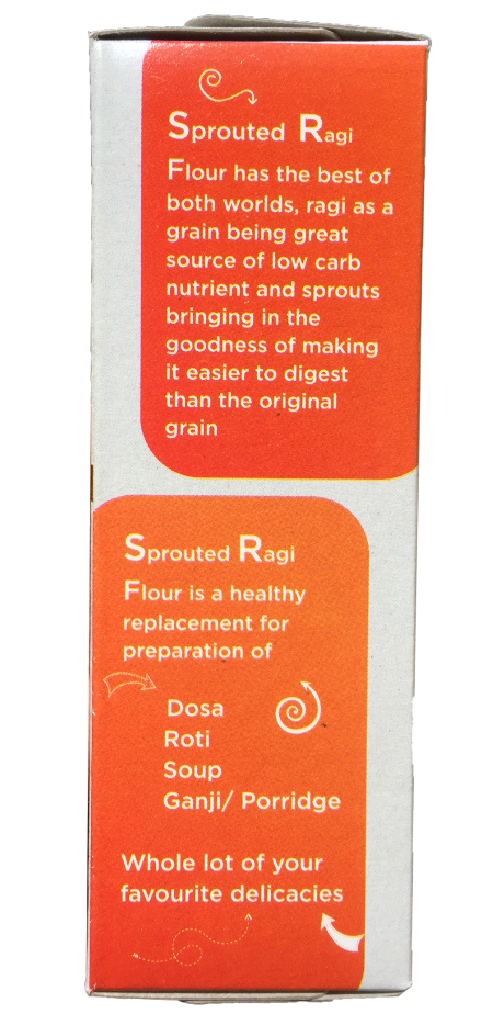 Rampura Organic Ragi - Sprouted Flour - 300 g view 2