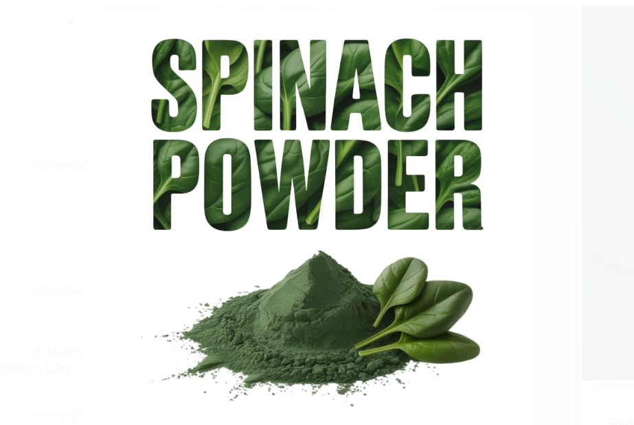 Spinach / Palak Powder 200 G view 2