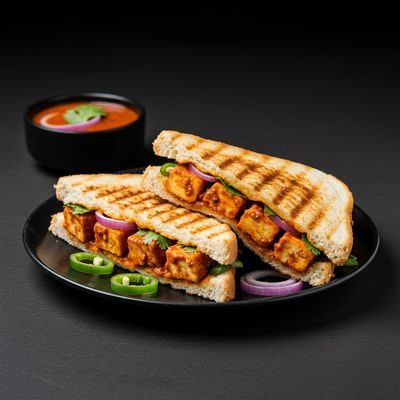 Paneer Tikka Grilled Sandwich