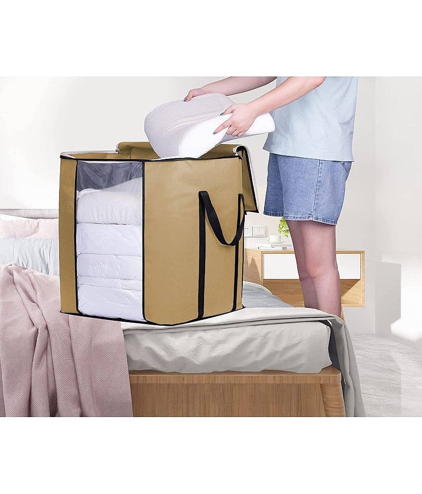 Double R Bags - Beige Fabric Storage Bag & Trunk Pack of 1 view 2