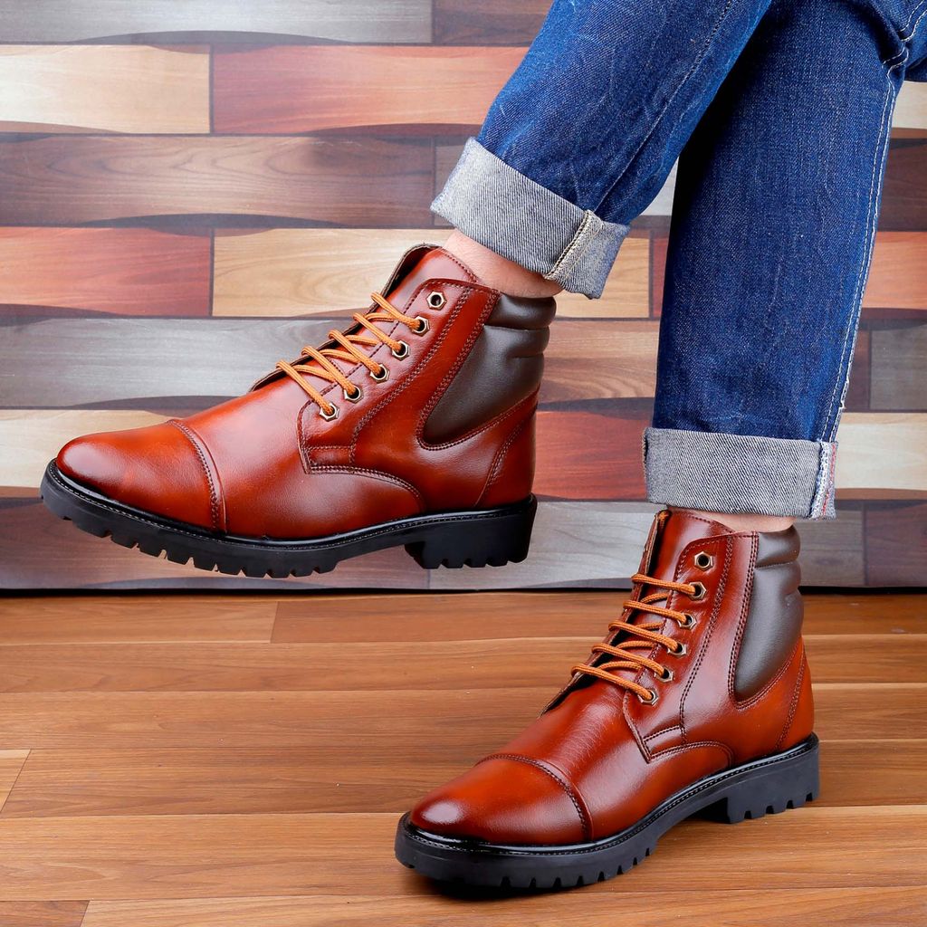 New Stylish Men's Trendiest High-End Fashion Boots view 2