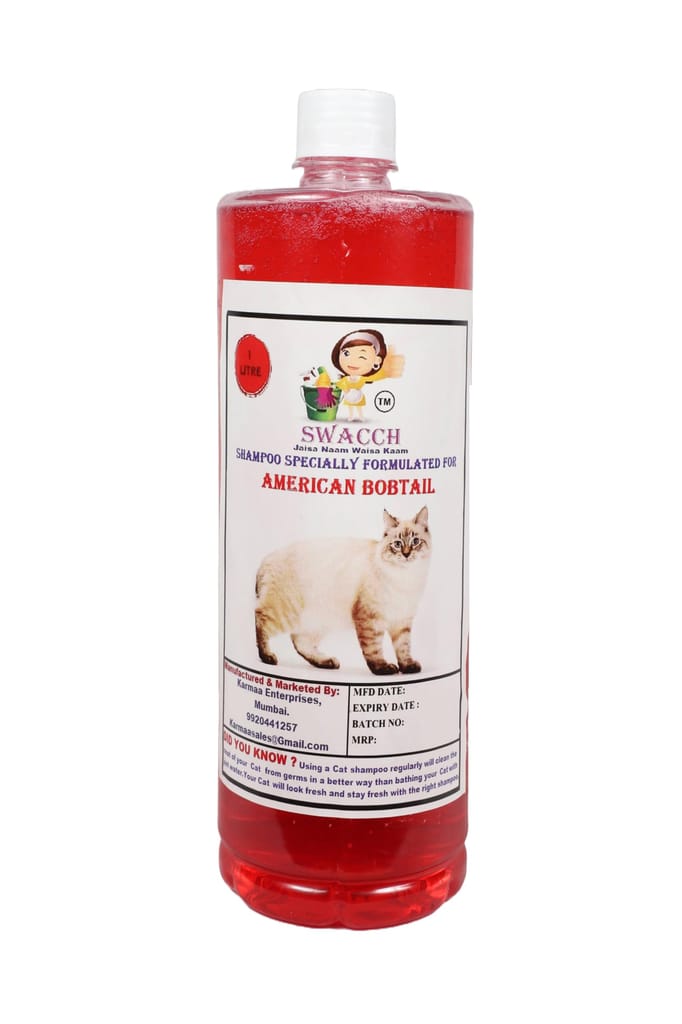 Swacch Shampoo Specially Formulated for American Bobtail (1 Litre) Strawberry view 2