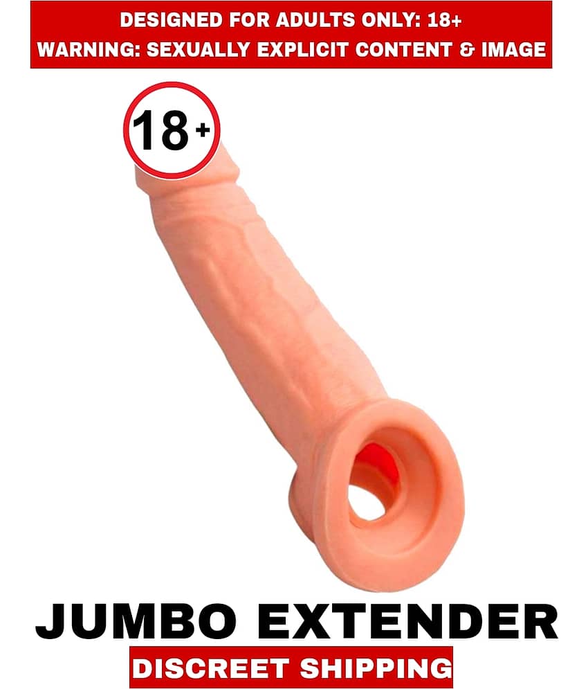New Adult Concept Perfect Orgasm Experience Jumbo Extenders Pure Silicon Penis Enlargement Extenders Men's Favorites For Men