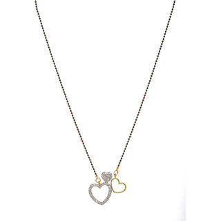 Hetprit Brass Gold Plated Mangal Sutra For Woman view 2