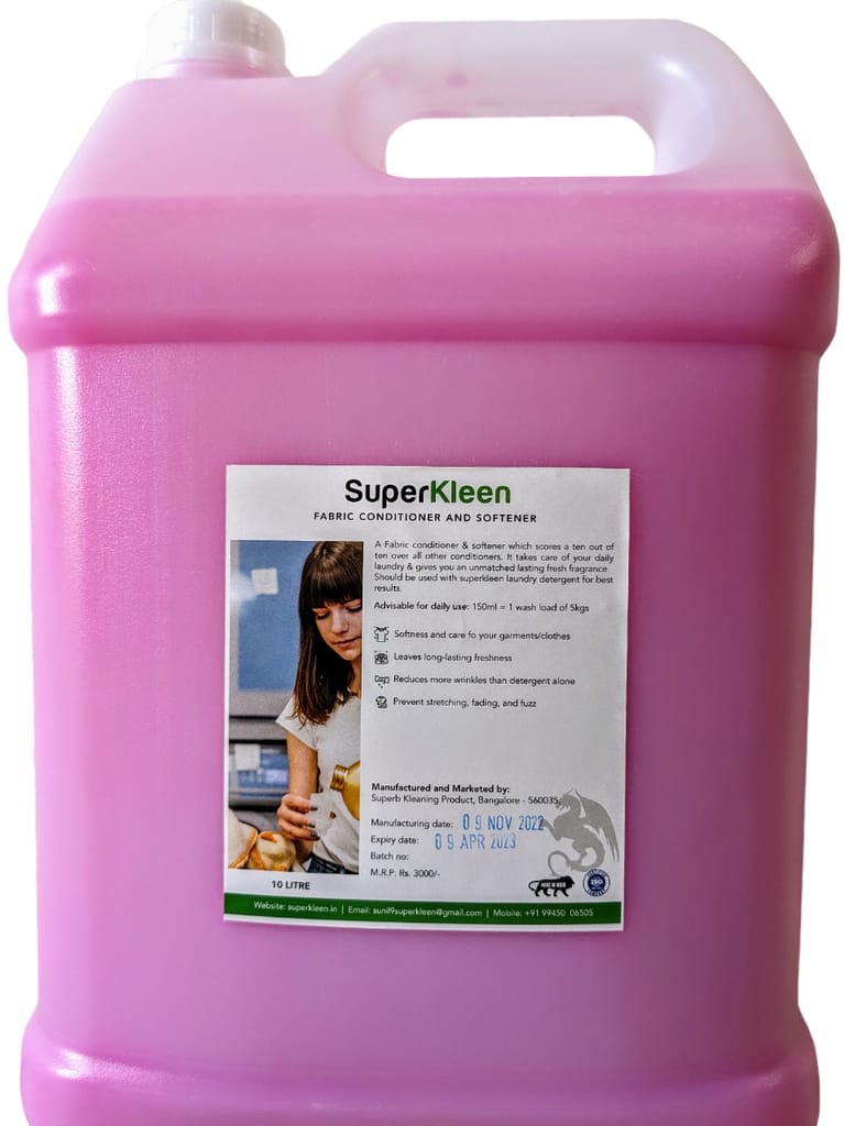 SuperKleen Fabric Conditioner and Softener - 10 Litre