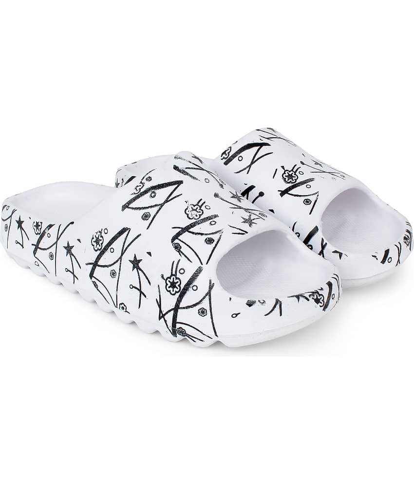 Pampy Angel - White Men's Slide Flip flop view 2