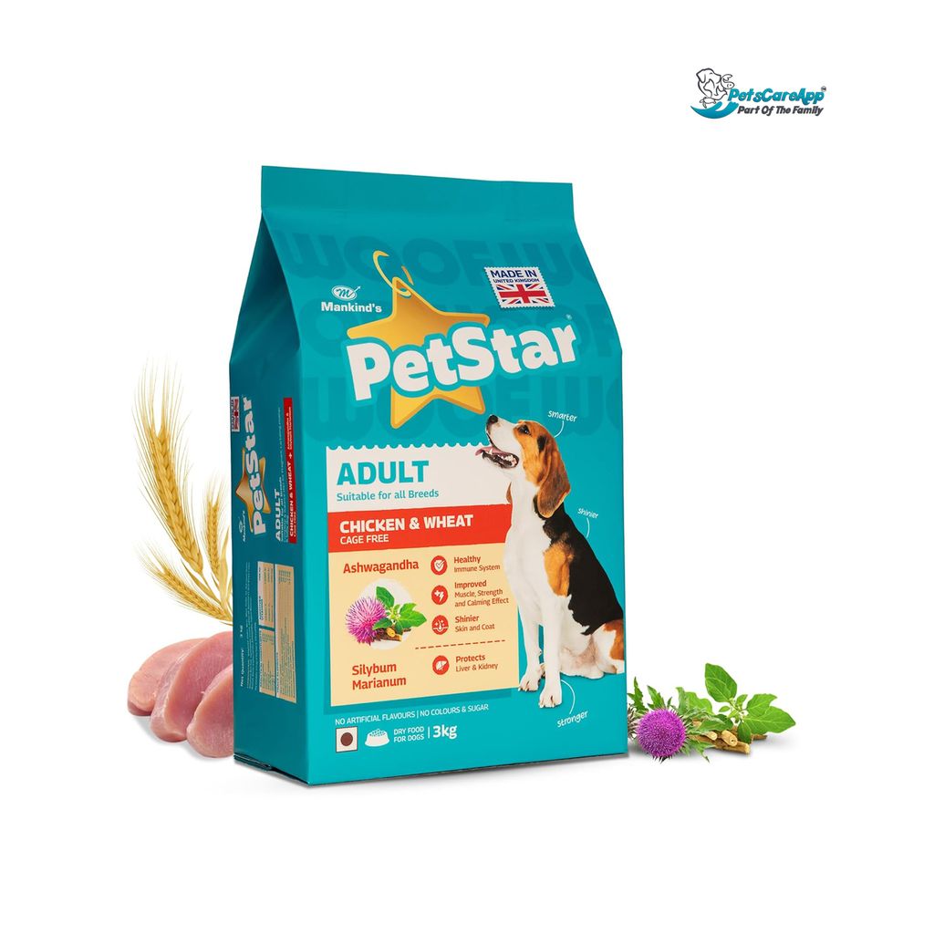 Petstar Chicken and Wheat Adult Dog Dry Food view 2