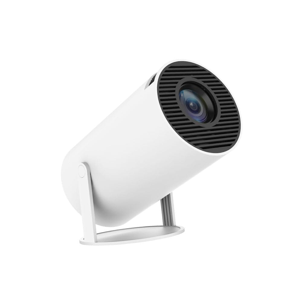 Portable Mini Projector, 4K 1080P Full HD Projector, Support Video Projector, Cinema Projector 180 Can Be Rotated, Android 11, Compatible with TV Stick/Windows/iOS/Android and Built-in Apps (Netflix, Prime, YouTube)