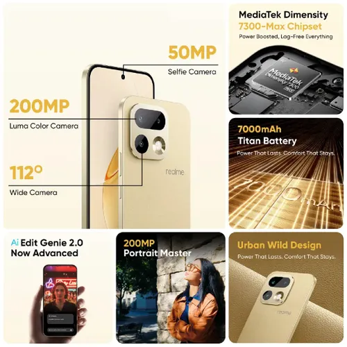 REALME 16 PRO (Orchid Purple, 8GB RAM, 256GB Storage) view 2