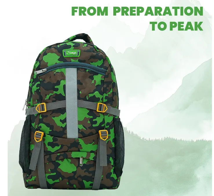JB Large 39 L Backpack X Military Hiking Bag ( Forest Green) view 2