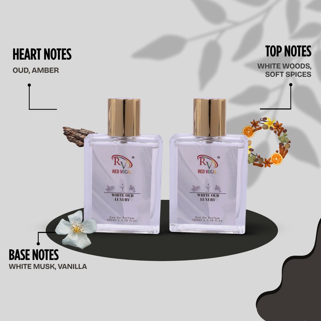 Red Vocal White Oud Luxury Eau De Parfum 100ml For Unisex Buy Set of 2 (100mlx2) view 2