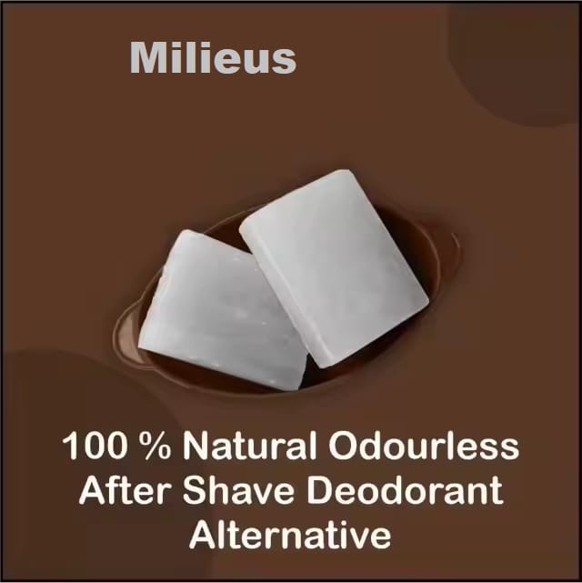Natural Deodorant Bar (Fitkari Stone) & 1 Travel Case for Men & Women| Natural After Shave, Antiseptic, Anti-Odour & Skin Tightening Benefits (1 pc (100 gm)) Milieus view 2