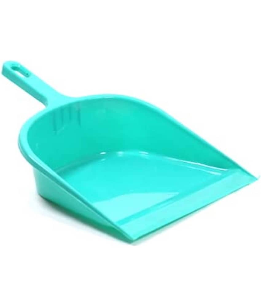 10" Plastic Dustpan, Pack of 2, Green & Light Pink view 2
