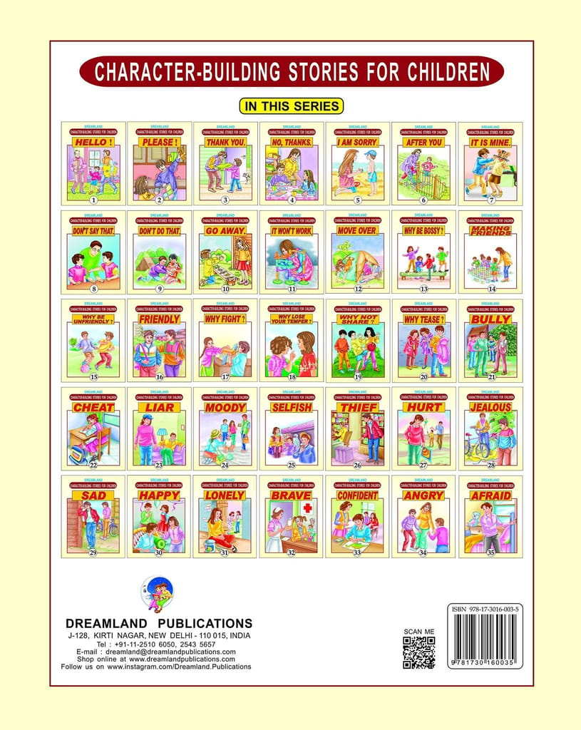 Hello! Character Building Moral Stories Book for Children 24 Pages (Character-Building Stories For Children) [Paperback] Dreamland Publications view 2
